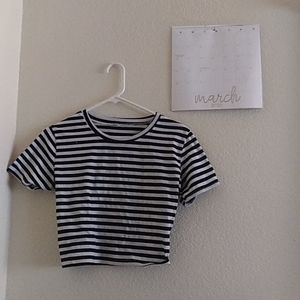 Striped Crop Top